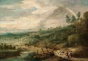 UDEN, Lucas van An Extensive Landscape oil painting